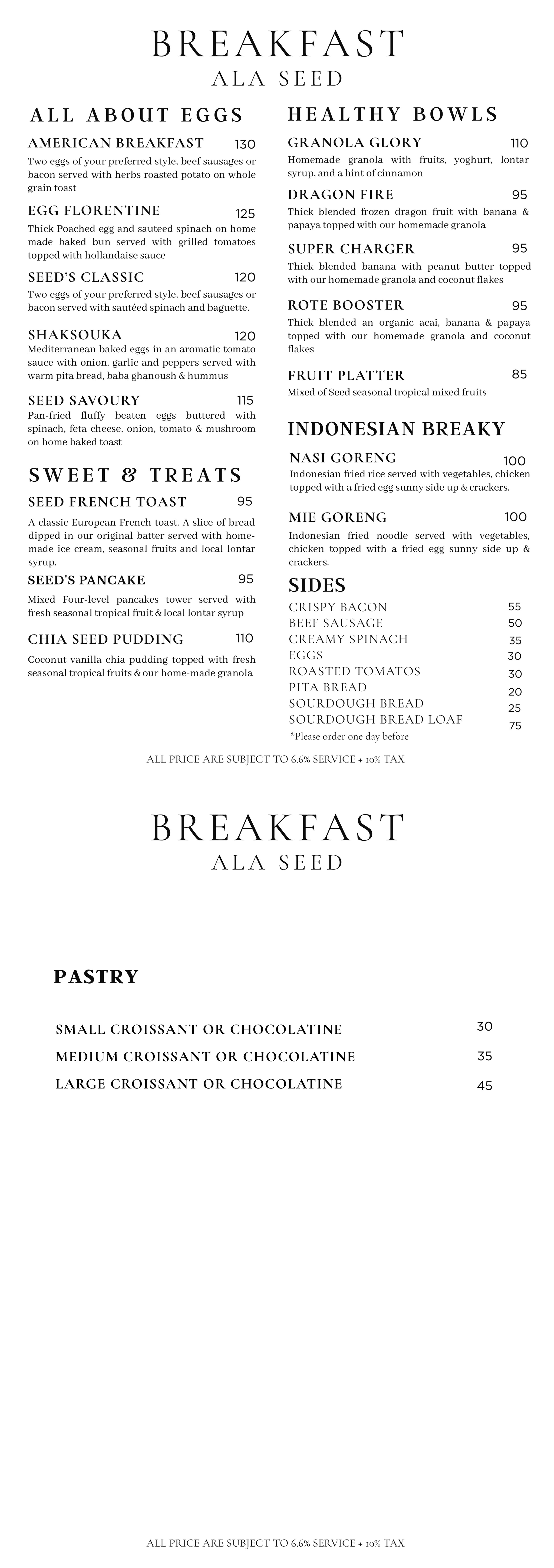 Breakfast Menu (Apr 2026)