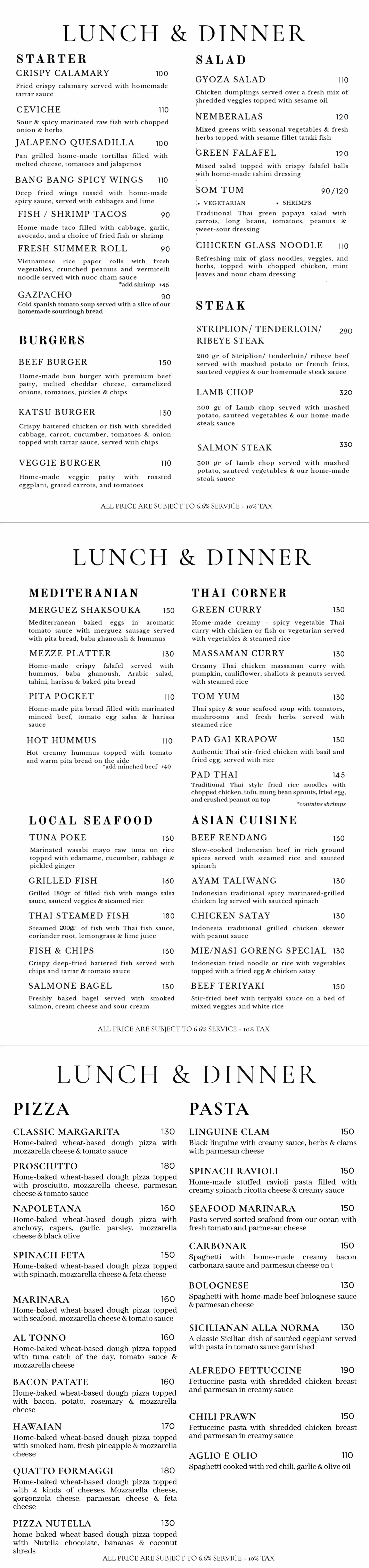Lunch & Dinner Menu (2 june 2026)