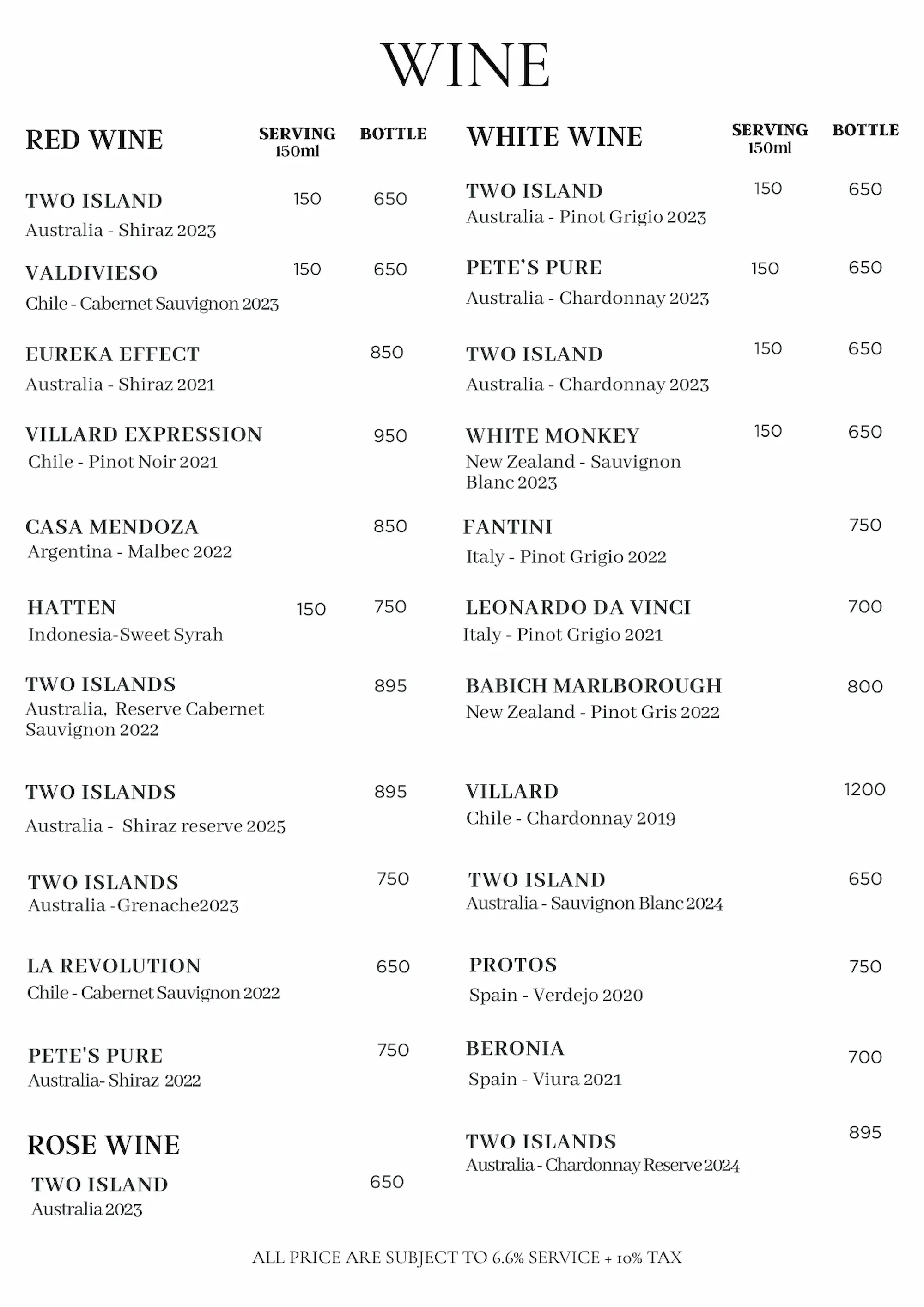 Wine Menu (2 June 2026)