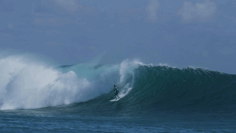 Surfing in Rote Island