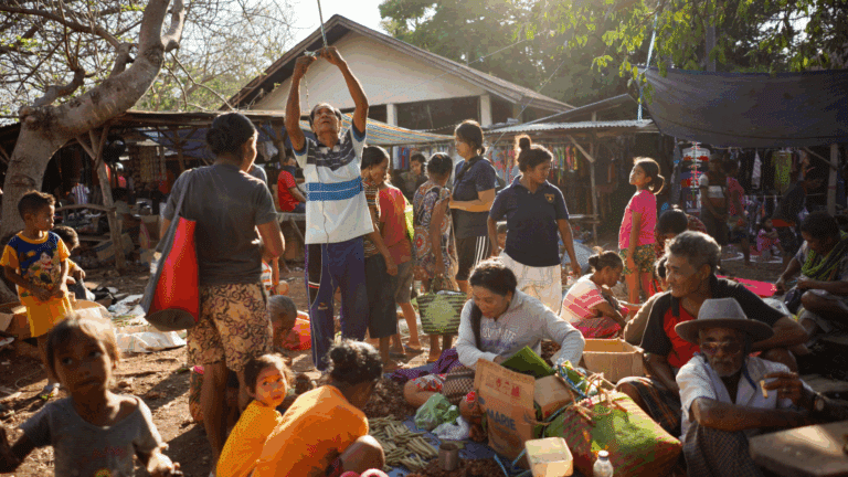 Local Market in Rote Island